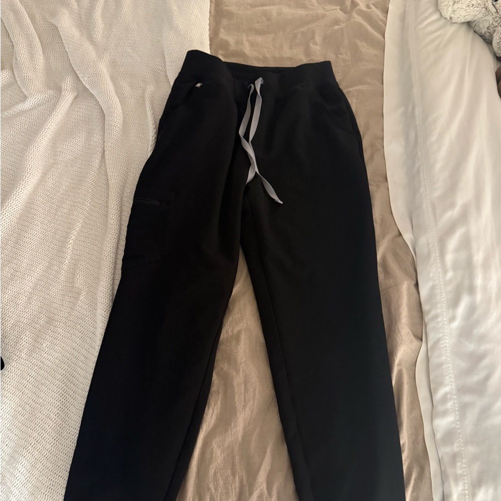 Black Jogger Pants with Drawstring